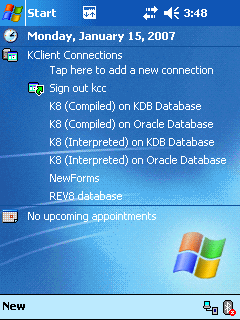 Available list of services